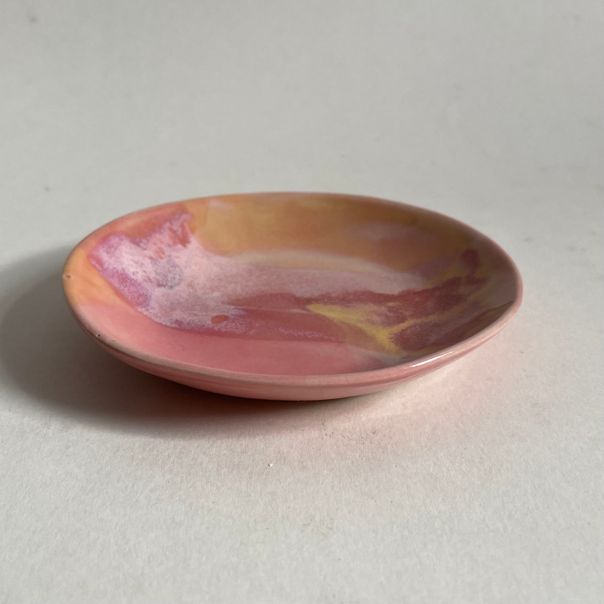 Small Pink Sunrise Bowl