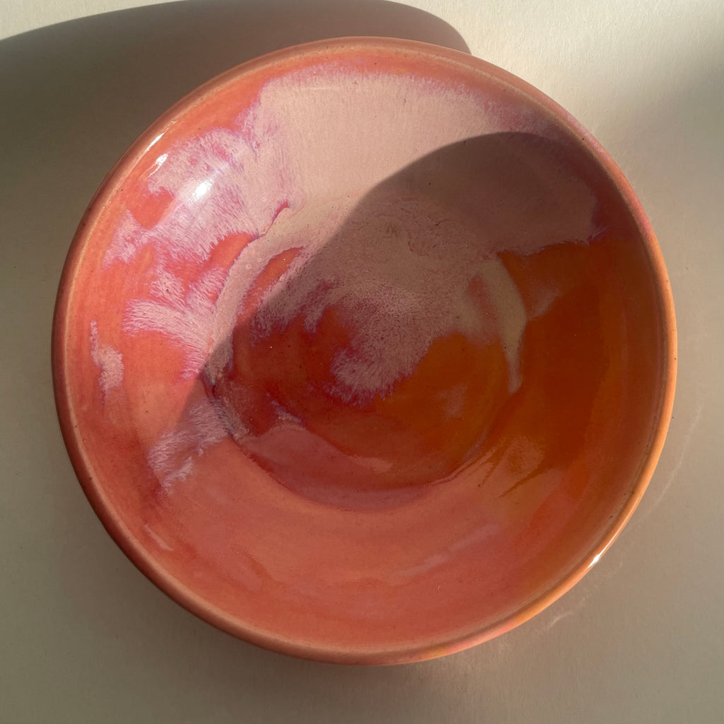 Small Pink Sunrise Bowl