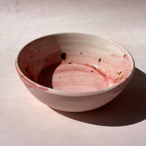 Pink Rose Ice Cream Bowl