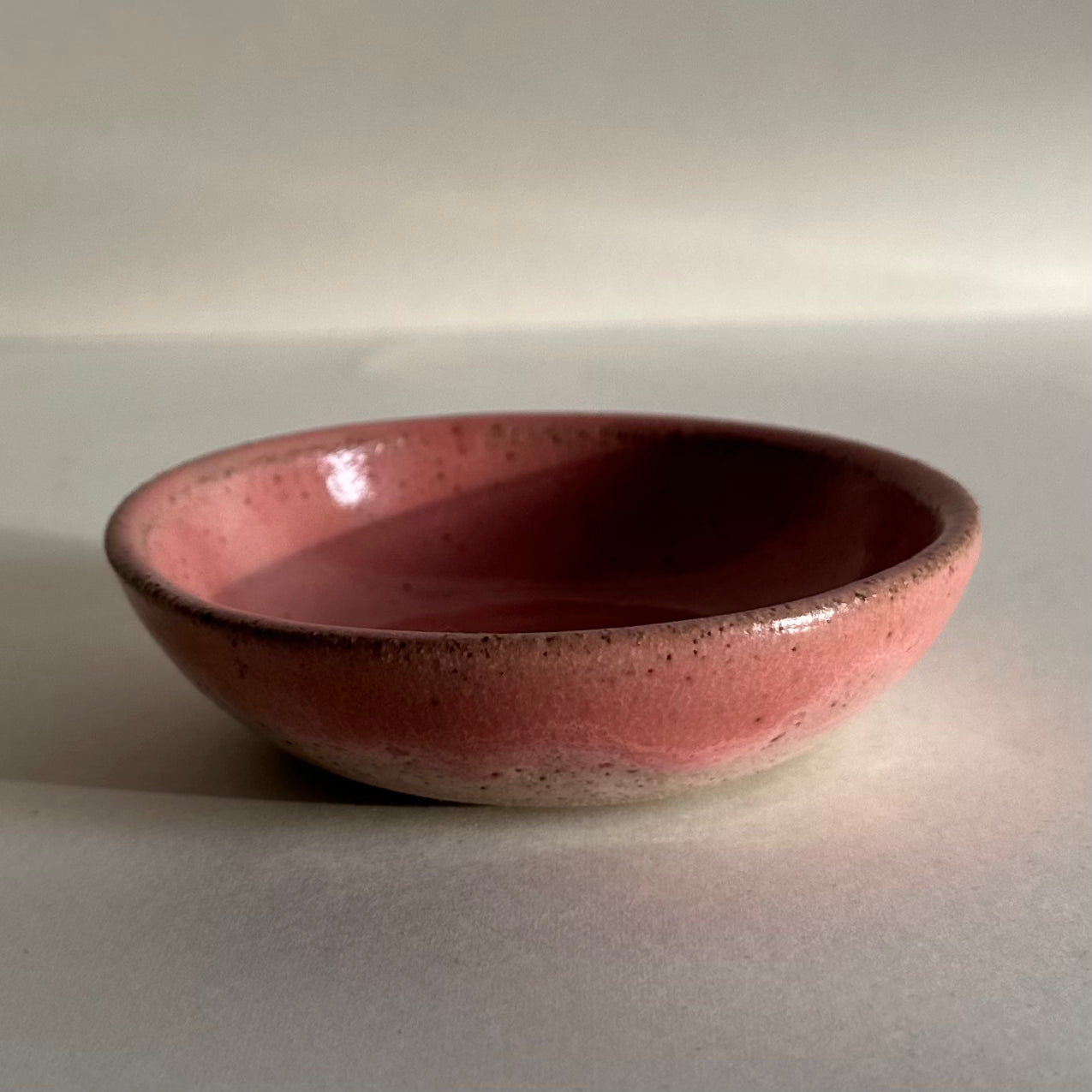 Small Pink Speckled Bowl