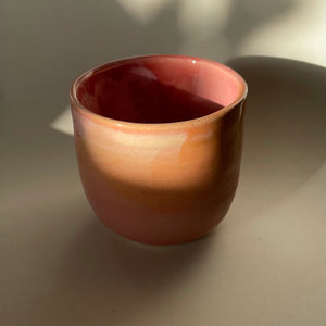 Neon Sunrise Flat White Cup