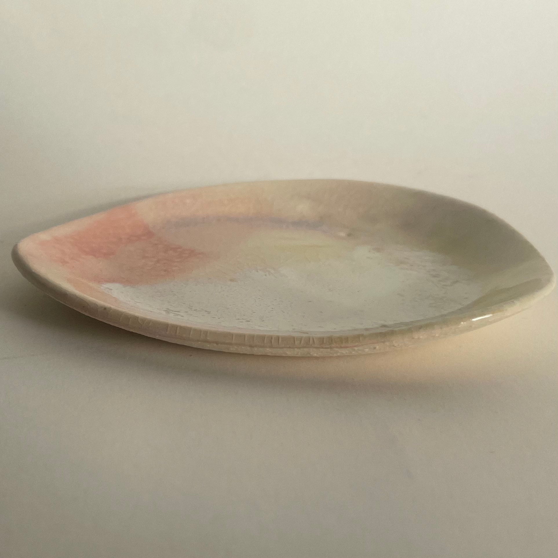 Small Pink Opal Side Plate