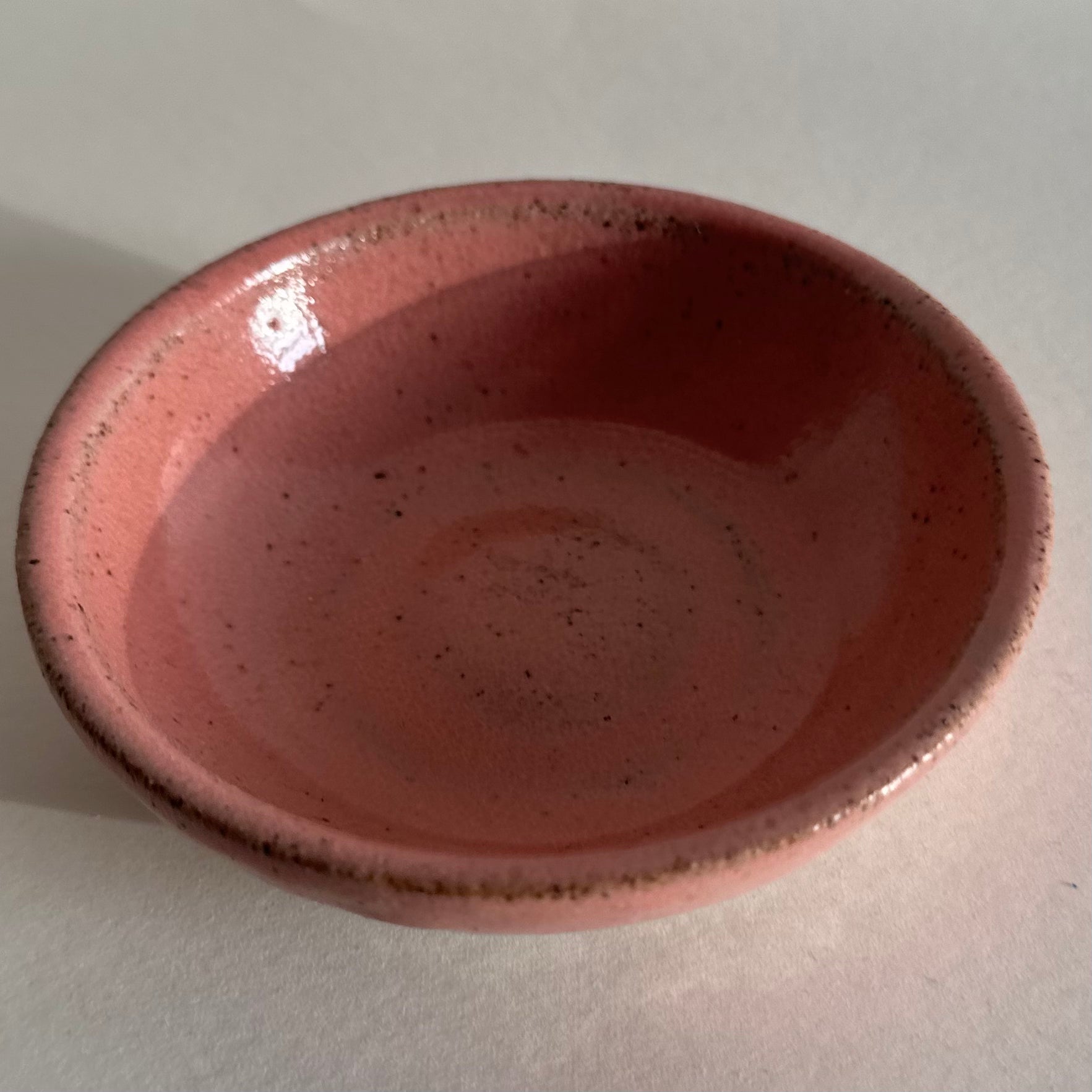 Small Pink Speckled Bowl